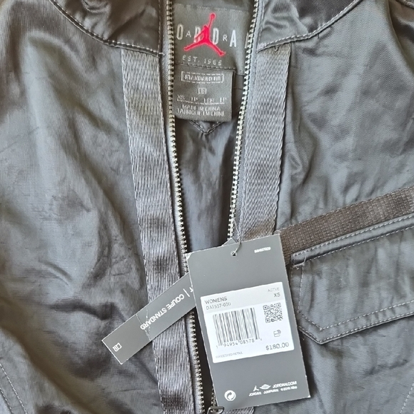 Nike Black Utility Jumpsuit with Waist Tie - Picture 2 of 6